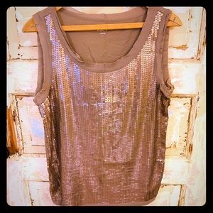 Ann Taylor Loft Sequin Tank